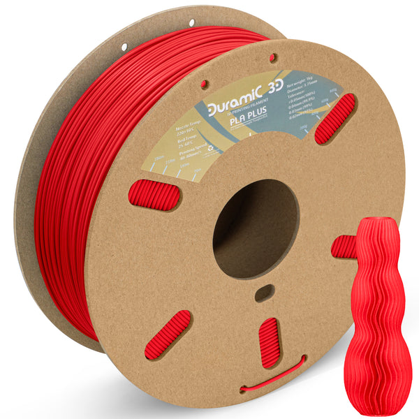 DURAMIC 3D PLA Plus Filament 1.75mm 1 KG, 1.75 PLA Pro 3D Printer Filament 8 Times Strength, 1kg Cardboard Spool 3D Printing Filament Dimensional Accuracy 99% +/- 0.03 mm