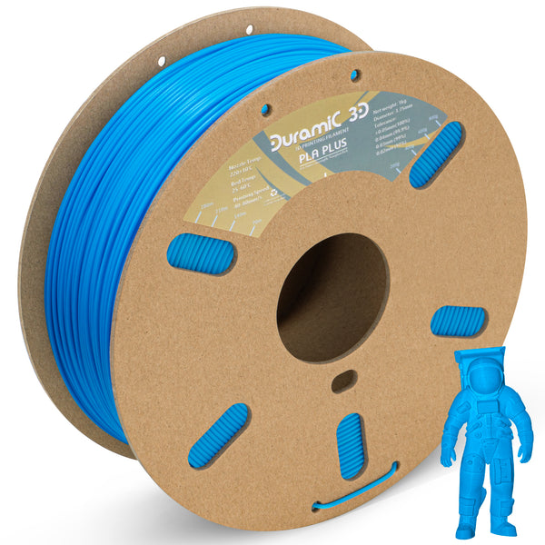 DURAMIC 3D PLA Plus Filament 1.75mm 1 KG, 1.75 PLA Pro 3D Printer Filament 8 Times Strength, 1kg Cardboard Spool 3D Printing Filament Dimensional Accuracy 99% +/- 0.03 mm