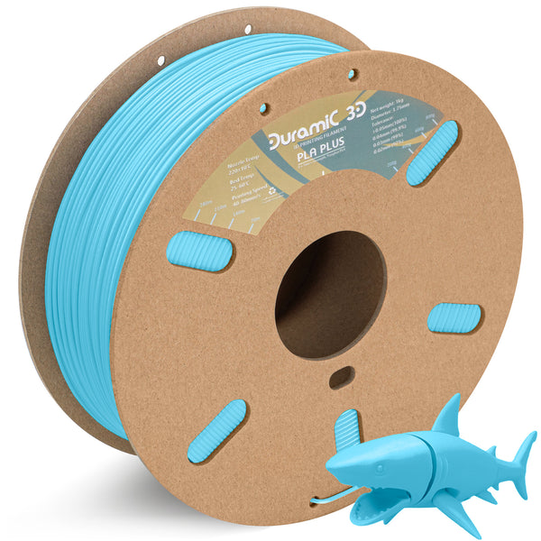 DURAMIC 3D PLA Plus Filament 1.75mm 1 KG, 1.75 PLA Pro 3D Printer Filament 8 Times Strength, 1kg Cardboard Spool 3D Printing Filament Dimensional Accuracy 99% +/- 0.03 mm