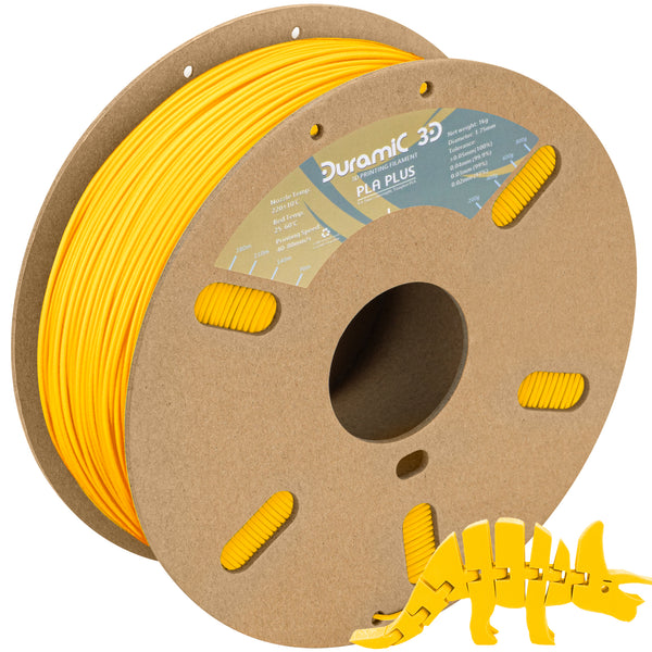 DURAMIC 3D PLA Plus Filament 1.75mm 1 KG, 1.75 PLA Pro 3D Printer Filament 8 Times Strength, 1kg Cardboard Spool 3D Printing Filament Dimensional Accuracy 99% +/- 0.03 mm