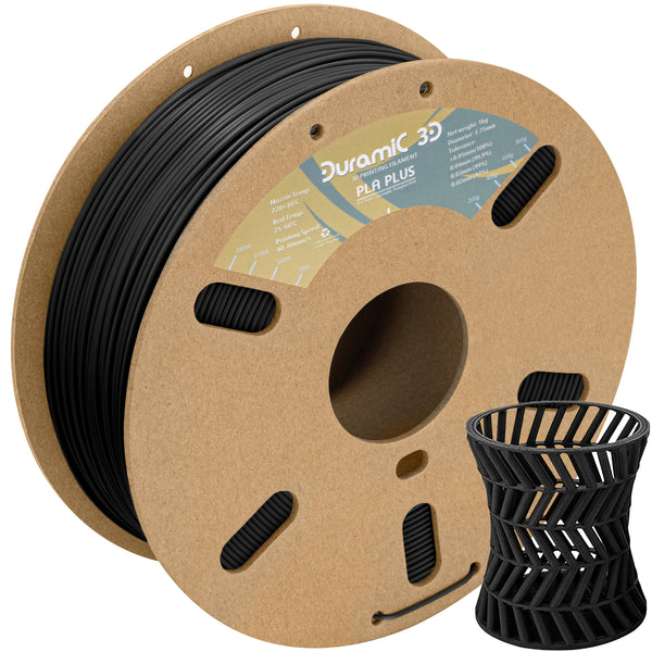 DURAMIC 3D PLA Plus Filament 1.75mm 1 KG, 1.75 PLA Pro 3D Printer Filament 8 Times Strength, 1kg Cardboard Spool 3D Printing Filament Dimensional Accuracy 99% +/- 0.03 mm