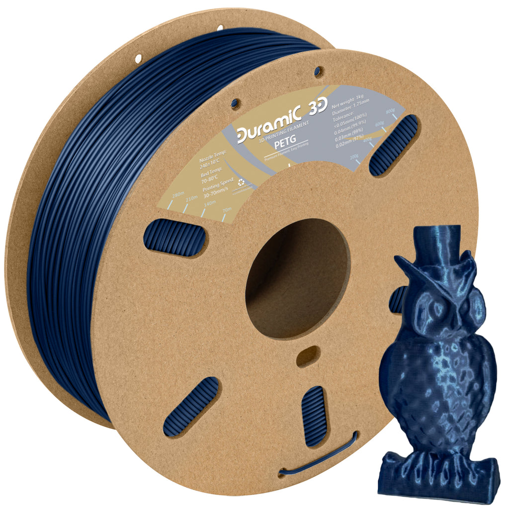 SUNLU PETG 3D Printer Filament, PETG Filament 1.75mm Dimensional Accuracy  +/- 0.02 mm, 1 KG Spool, PETG White+Black